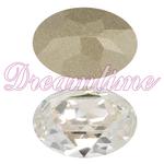 Dreamtime Crystal DC 4120 Oval Fancy Stone Crystal Moonlight 18x13mm